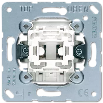 502-20KOU Переключатель 1-клавишный возм контрольной подсветки, с N-клеммой 20А Jung
