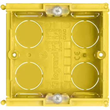 502E Коробка для бетонных стен, 2 модуля Bticino