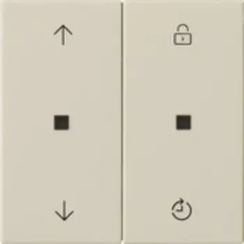 536301 Накладка управления Memory System 3000 Кремовый глянцевый Gira