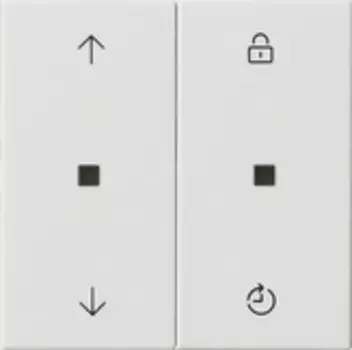 536303 Накладка управления Memory System 3000 Белый глянцевый Gira