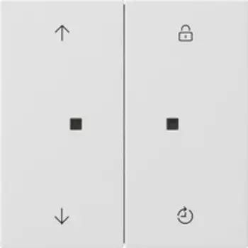 5363112 Накладка управления Memory System 3000 Gira F100 Белый