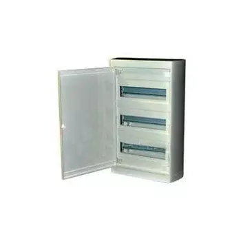 601258 Накладной распределительный щит Nedbox - с металлической дверью - 3 рейки х 12 (+1) модулей Nedbox Legrand