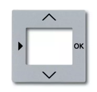 6430-0-0305 (6435-83), Плата центральная (накладка) для таймера 6455, 6456, цвет серебристо-алюминиевый, ABB