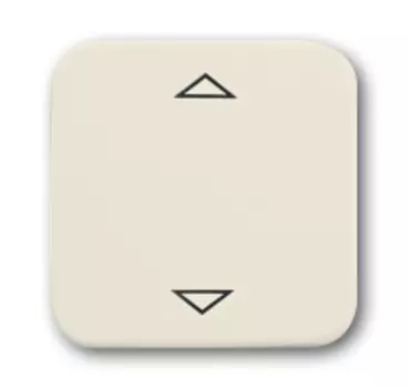 6430-0-0313 (6430-212-102), Клавиша для механизма электронного выключателя Busch-Jalousiecontrol 6411 U-101, 6411 U/S-101, 6418 U, реле 6402 U, серия Busch-Duro 2000 SI, цвет слоновая кость, ABB