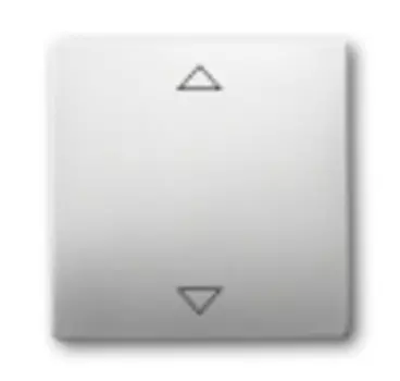 6430-0-0343 (6430-866-102), Клавиша для механизма электронного выключателя Busch-Jalousiecontrol 6411 U-101, 6411 U/S-101, 6418 U, реле 6402 U, серия pur/сталь, ABB