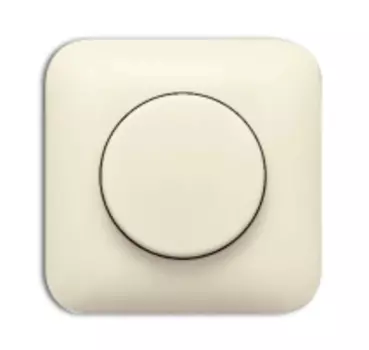 6514-0-0114 (2200 UJ-212-500), Механизм светорегулятора в сборе для ламп накаливания 60-400 Вт, серия Busch-Duro 2000 SI, цвет слоновая кость, ABB