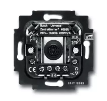 6590-0-0171 (6593 U-500), Механизм универсального клавишного светорегулятора 60-420 Вт/ВА, ABB