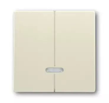 6599-0-2907 (6545-82), Клавиша для 2-канального светорегулятора 6565 U, цвет savanne/слоновая кость, ABB