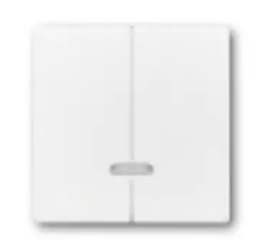 6599-0-2908 (6545-84), Клавиша для 2-канального светорегулятора 6565 U, цвет davos/альпийский белый, ABB