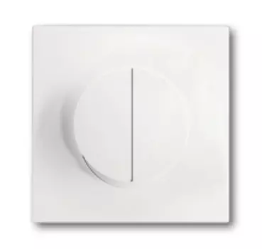 6599-0-2973 (6545-774), Клавиша для светорегулятора 6565 U, серия impuls, цвет белый бархат, ABB