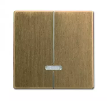 6599-0-3024 (6545-840-500), Клавиша для 2-канального светорегулятора 6565 U, серия Династия, Латунь античная, ABB