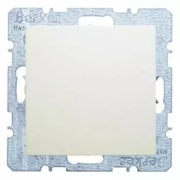 6710098982 Заглушка с центральной панелью цвет: белый, с блеском S.1 Berker