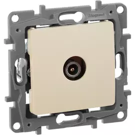 672363 Розетка TV - проходная - 14 дБ - 5-862 мГц - Etika - слоновая кость Legrand