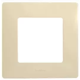 672511 Рамка Etika Слоновая кость 1-постовая Legrand