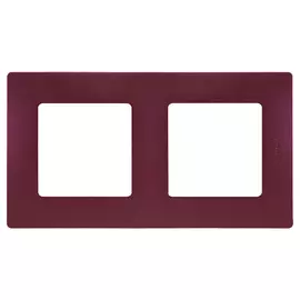 672562 Рамка Etika Сливовый 2-постовая Legrand
