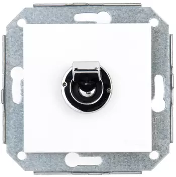 68314612 Двухполюсный выключатель, хромированный/металлик Fontini