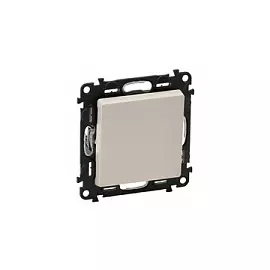 752507 Valena LIFE. Переключатель промежуточный 10АХ 250В. С лицевой панелью. Винтовые зажимы. Слоновая кость Legrand
