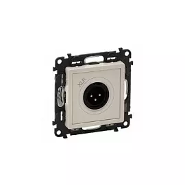 753274 Valena LIFE. Аудиорозетка с 3-контактной вилкой XLR. С лицевой панелью. Слоновая кость Legrand