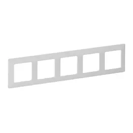 754005 Рамка Valena Life Белый 5-постовая Legrand