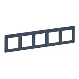 754095 Рамка Valena Life Лазурь 5-постовая Legrand