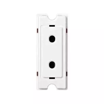 75431-60 Розетка двухполюсная без заземления, 16А 250В, винтовой зажим, S82C, белый Simon
