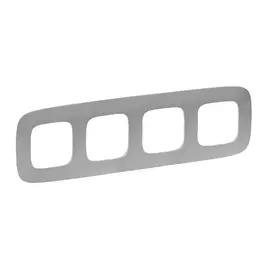 754394 Рамка Valena Allure Алюминий 4-постовая Legrand