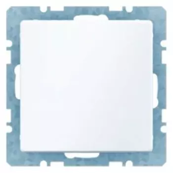 75441229 Объектный регулятор температуры с кнопочным интерфейсом и встроенным шинным соединителем цвет: полярная белизна, с эффектом бархата, Q.1 Berker