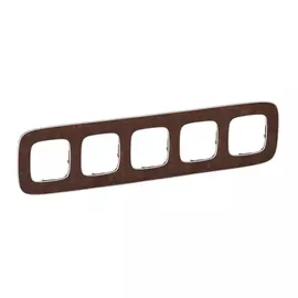 754455 Рамка Valena Allure Кожа 5-постовая Legrand