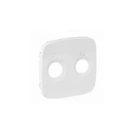 754825 Valena ALLURE. Лицевая панель для розеток TV-SAT. Белая Legrand