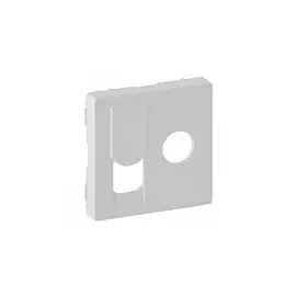 754830 Valena LIFE. Лицевая панель розетки TV-RJ45. Белая Legrand