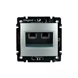 770245 Valena Розетка 2хRJ45 STP кат.6 Legrand