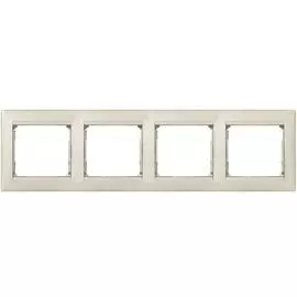 770474 Рамка Valena Жемчуг 4-постовая Legrand