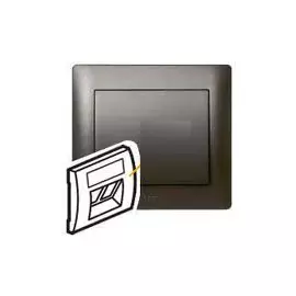 771258 Galea Life Лицевая панель для розетки VDI кат.5е, темная бронза Legrand
