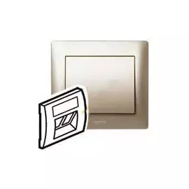 771458 Galea Life Лицевая панель для розетки VDI кат.5е, титан Legrand