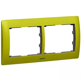 771922 Рамка Galea Life Зеленый 2-постовая Legrand