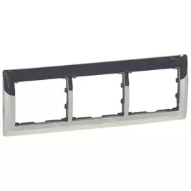 771933 Рамка Galea Life Хром 3-постовая Legrand