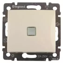 774310 Valena Выключатель 1-клавишный с подсветкой Legrand