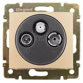 774335 Valena Розетка TV-FM-SAT единственная 2400MHz 1,5дБ Legrand