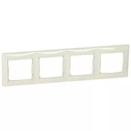 774354 Рамка Valena Слоновая кость 4-постовая Legrand