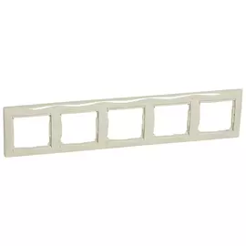 774355 Рамка Valena Слоновая кость 5-постовая Legrand