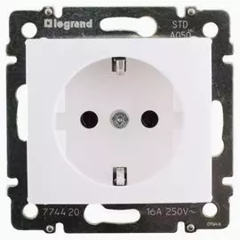 774420 Valena Розетка 1-ая с/з Legrand