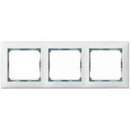 774463 Рамка Valena Белый кристалл 3-постовая Legrand