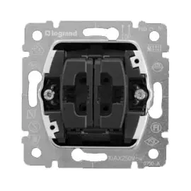 775818 Galea Life Выключатель кнопочный двухклавишный PRO21 Legrand