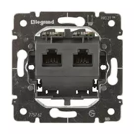 775823 Galea Life Розетка RJ45 кат.6 UTP 2 выхода Legrand