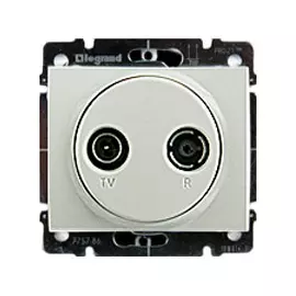 775984 Galea Life Розетка TV-RD проходная тип GEDU 15 Legrand