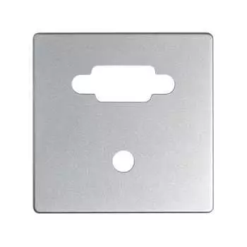 8200091-033 Накладка для коннектора VGA HD15, "мама" + мини-джек 3,5 мм, S82, S82N, алюминий Simon