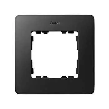 8200610-038 Рамка декоративная, 1 пост, Simon 82 Detail Original, графит-белый