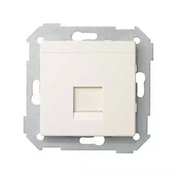 82008-31 Адаптер со шторками на 1 коннектор UTP (RJ45), SYSTIMAX, S82, S82N, S82 Detail, слоновая кость Simon