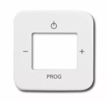 8200-0-0049 (8252-214), Плата центральная (накладка) для механизма цифрого FM-радио 8215 U, серия Reflex SI, цвет альпийский белый, ABB