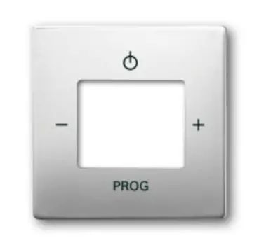 8200-0-0059 (8252-866), Плата центральная (накладка) для механизма цифрого FM-радио 8215 U, серия pur/сталь, ABB